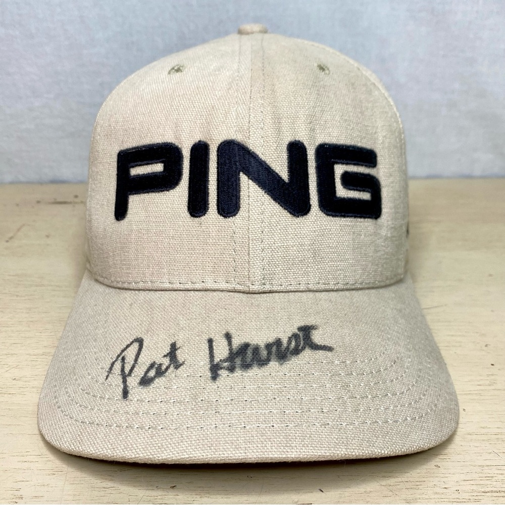 PING Hat Pat Hurst LPGA Tour Hard Signature Autograph Golfer Cap Woman Golf